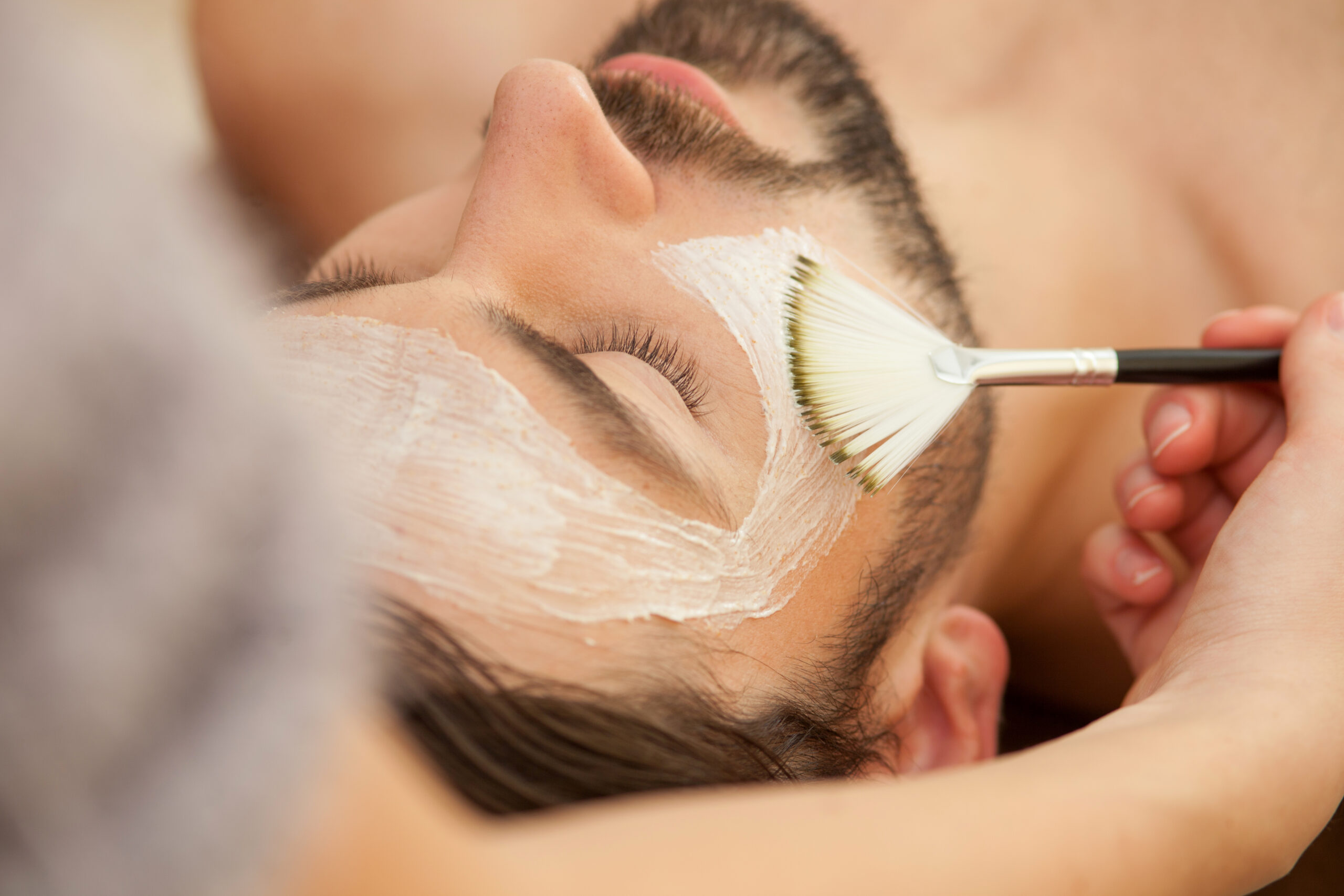 Applying Facial Cream